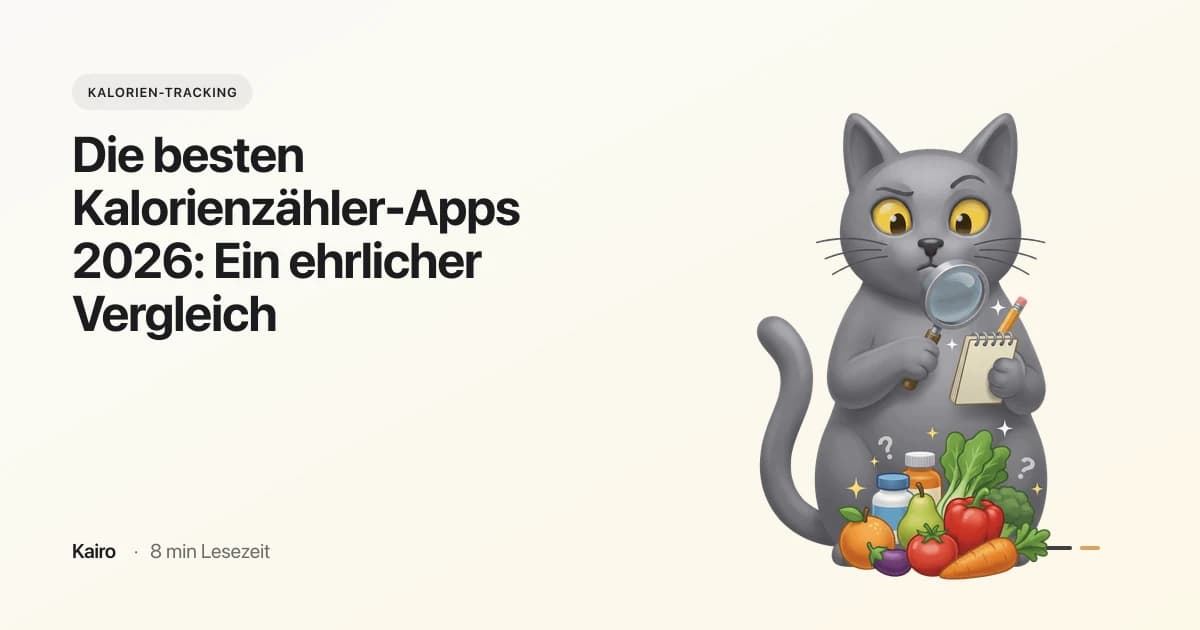 Die besten Kalorienzähler-Apps 2026: Ein ehrlicher Vergleich