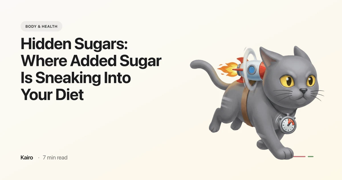 Hidden Sugars: Where Added Sugar Is Sneaking Into Your Diet