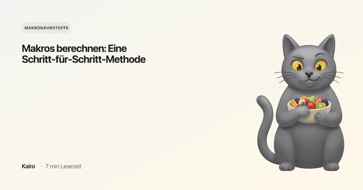 Makros berechnen: Eine Schritt-für-Schritt-Methode